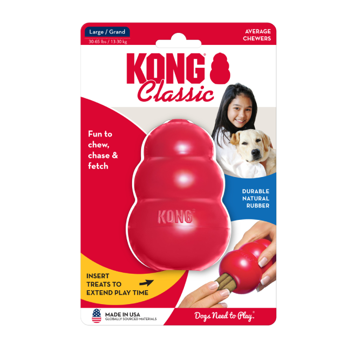 KONG CLASSIC RED rotaļlieta suņiem L 10cm